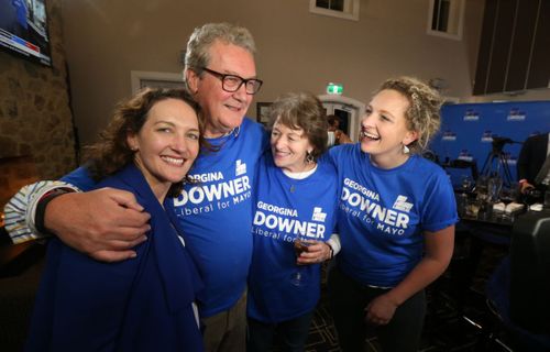 It's believed the posts were in response to comments Mr Downer made during the weekends by-election. Image: AAP