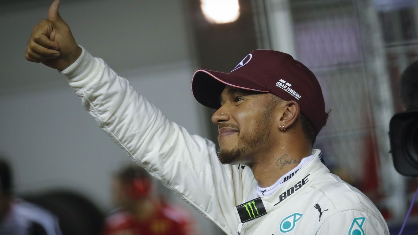 Lewis Hamilton storms to pole in Singapore GP