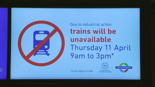 Adelaide commuters facing peak-hour stoppages as rail workers threaten industrial action