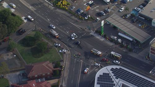 Crash at Five Dock in Sydney.