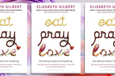 9PR: Eat Pray Love: One Woman's Search for Everything, by Elizabeth Gilbert book cover