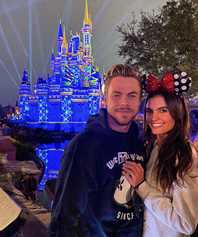 Derek Hough and wife 