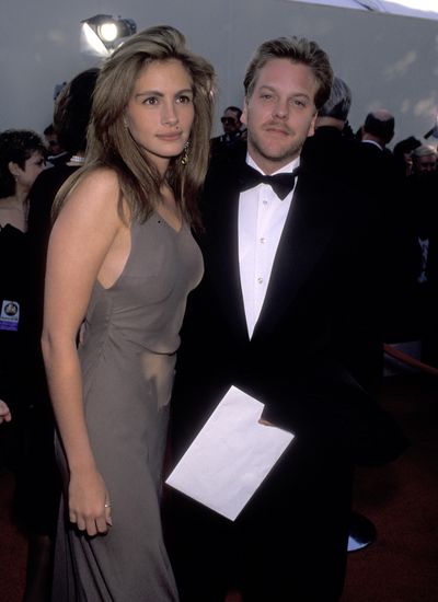 All blown out at the 1990 Academy Awards with then beau Kiefer Sutherland