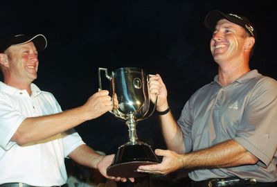 Peter Lonard's three PGA wins include a tie with Jarrod Moseley (2002*, 04, 07).