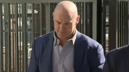 Former NRL star Ben Kennedy has escaped conviction over a drunken trespass. Picture: 9News