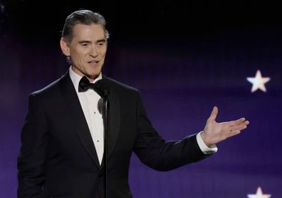 Billy Crudup accepts the Best Supporting Actor in a Drama Series Award for 'The Morning Show' onstage during the 29th Annual Critics Choice Awards