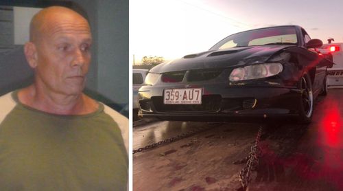 Three people have been arrested following a police pursuit with a car belonging to wanted Queensland man Alan Lace. 