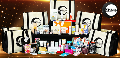 All the goodies included in the Channel 9 Style gift bag gift bags, and ...