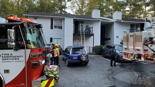 Police and the fire department were called to the apartment. 