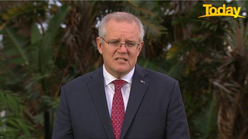 Prime Minister Scott Morrison on Today.