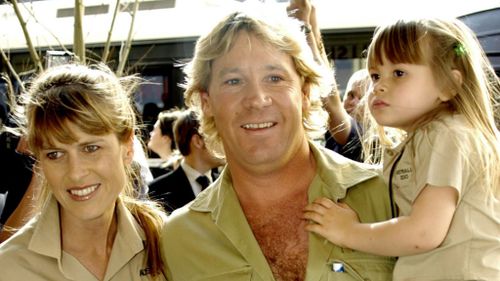 Terri, Steve and Bindi Irwin. (AAP file image)