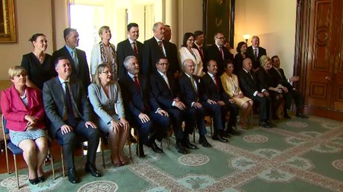 Daniel Andrews' ministry was sworn in today. (9NEWS)