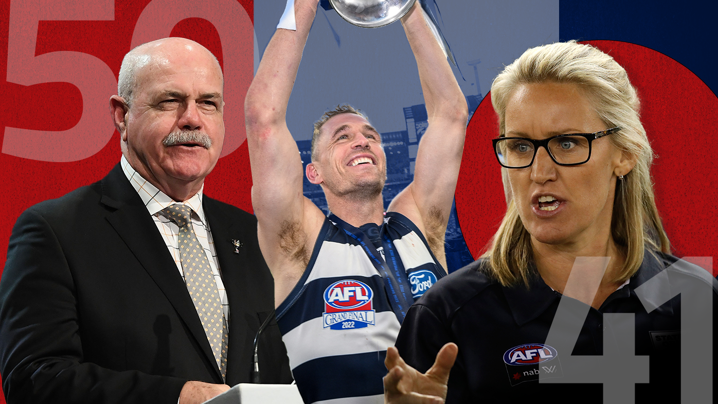 Leigh Matthews, Joel Selwood and Debbie Lee are among the most influential figures in the AFL.
