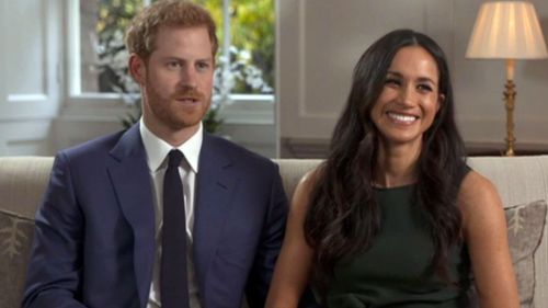 The happy couple look so excited to be engaged in their first official interview.