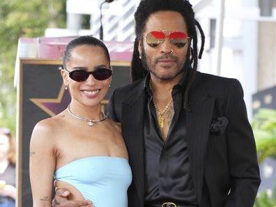 Zoe Kravitz and Lenny Kravitz