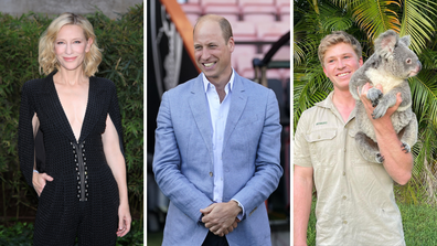 Cate Blanchett, Prince William, Robert Irwin