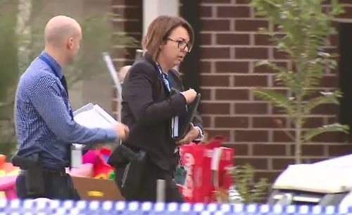 Police are speaking with a man who is assisting their investigation. Picture: 9NEWS