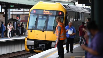 Sydney commuters on the T8 Airport &amp; South line are being urged to allow more travel time after a train partially left its tracks this morning.