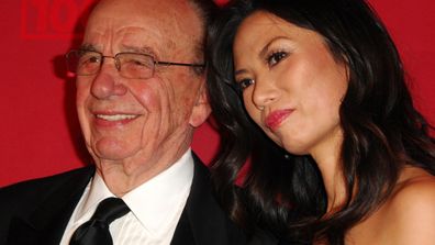 Media mogul Rupert Murdoch and his ex-wife Wendy Deng.