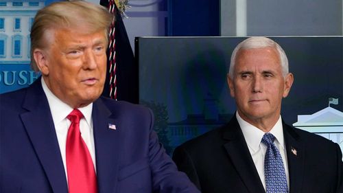 Donald Trump et Mike Pence se sont disputés ces dernières semaines.