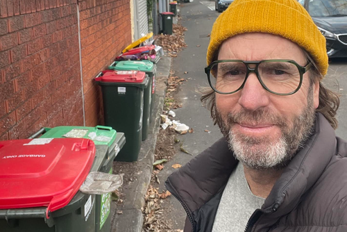 City of ï»¿Sydney Councillor ï»¿Adam Worling has moved a bold motion after noticing dozens of bins left out on the footpath and street long after collection day. 