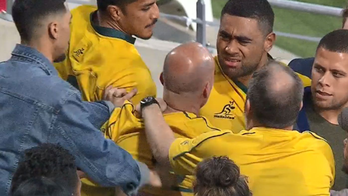 Abusive Wallabies fan reportedly 'distraught' following realisation of Lukhan Tui's personal tragedy