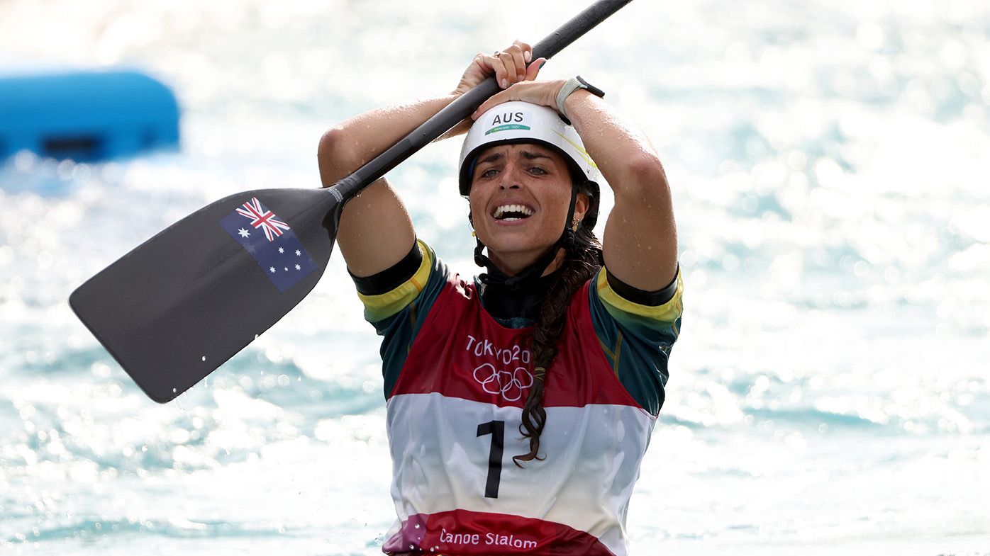 Jessica Fox won canoe slalom gold at Tokyo 2020.