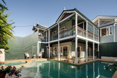 Queensland property with resort-style pool on the market.