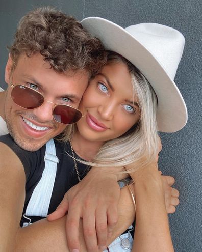 Love Island Australia stars Anna McEvoy and Josh Packham. 