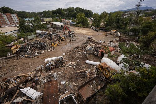 The aftermath of Hurricane Helene.