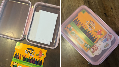 Mum Amy shares how she uses the viral $12 Kmart storage packing cubes