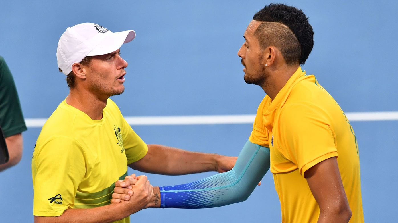 Nick Kyrgios to team up with Lleyton Hewitt at Queen's doubles