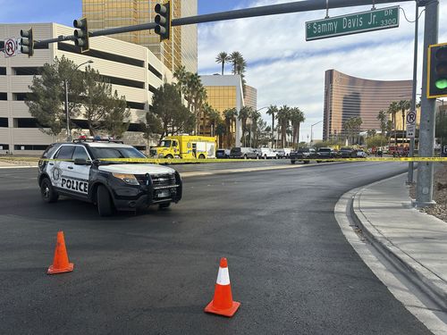 Tesla cybertruck explosion outside Trump hotel in Las Vegas