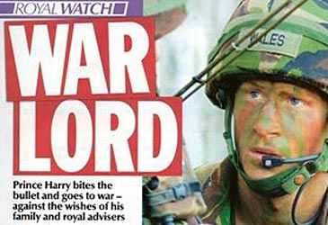 Which magazine broke a media blackout to reveal Harry was in Afghanistan?