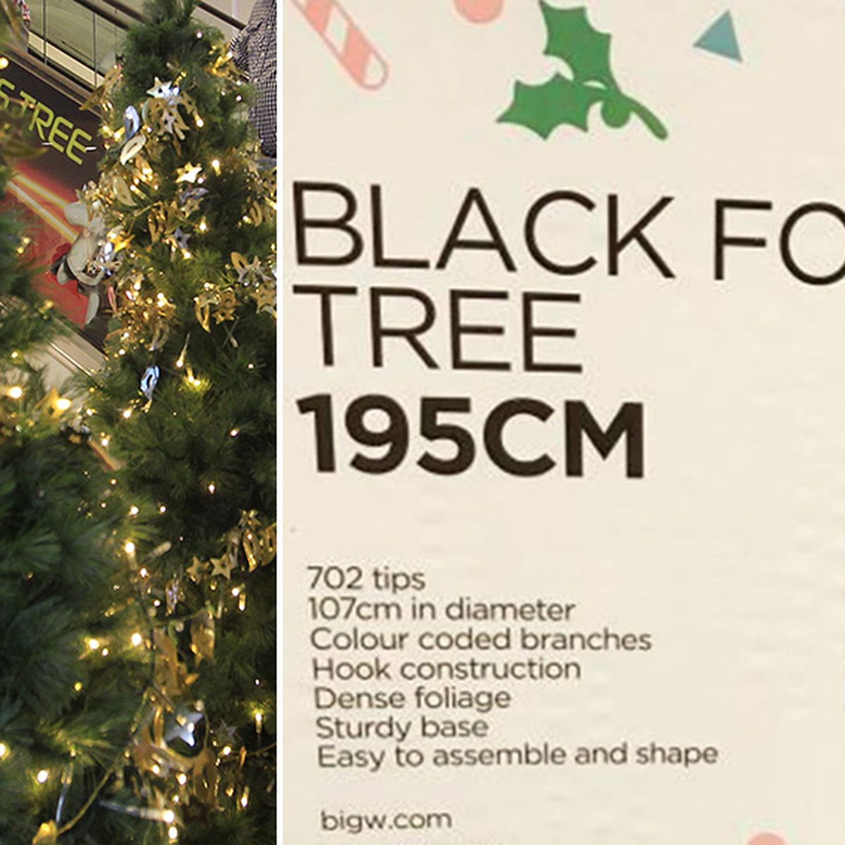 Shoppers fuming after Big W removes \'Christmas\' from its tree range