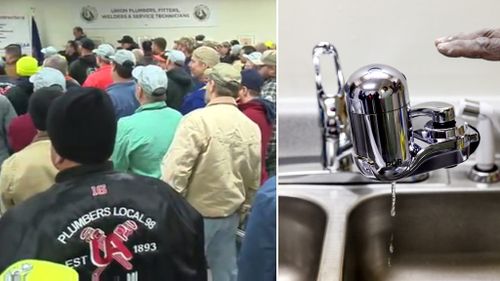 Hundreds of plumbers volunteer to install free water filters for Flint residents