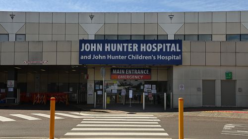 A pessoa com refeições foi três vezes ao pronto-socorro do Hospital John Hunter, em Newcastle.