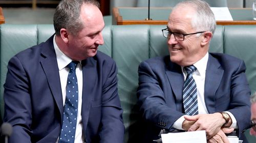 The Turnbull Government was thrown into crisis with the High Court's disqualification of Deputy PM Barnaby Joyce as a member of Parliament. (AAP)