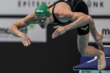 Cate Campbell launches.