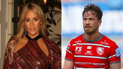 Caroline Flack, London, gala, 2019, Danny Cipriani, soccer, match