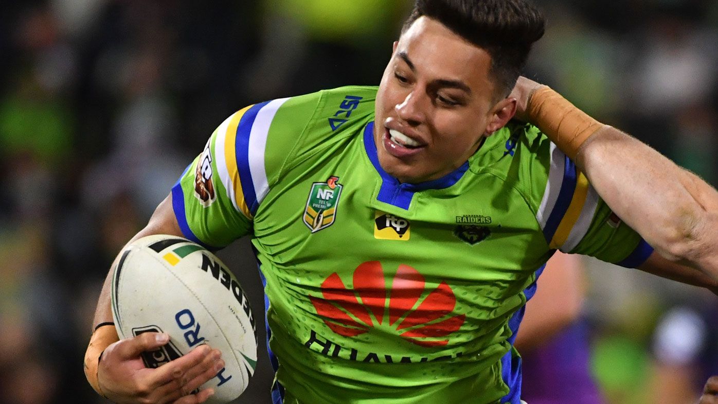 Canberra Raiders lose Tapine for rest of NRL season