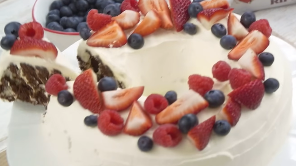 Arnott's chocolate ripple cake