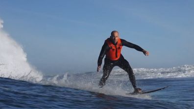 Matt Formston blind big wave surfer
