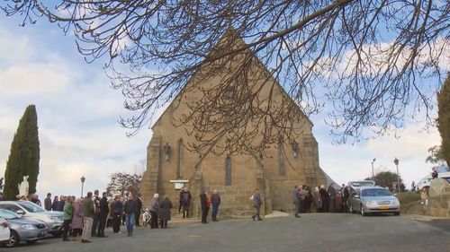 Clare Nowland's funeral service in Cooma.