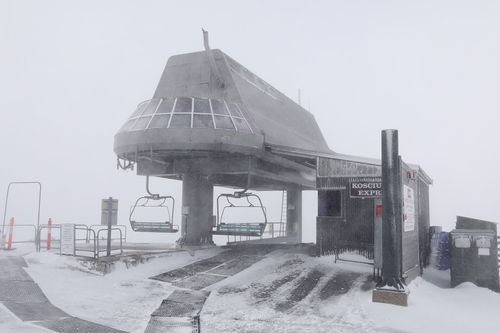 Ice station at the top of Thredbo. Picture: Thredbo