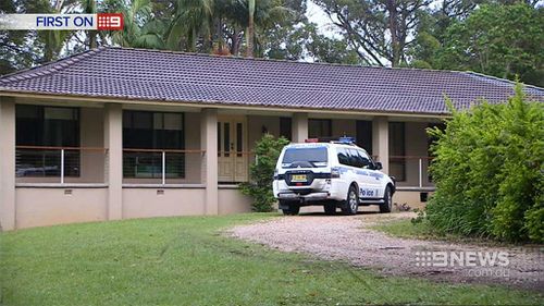 Police arrived at the Spedding's home in Bonny Hills, near Port Macquarie, at 7.30am on Tuesday. (9NEWS)