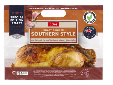 Coles roast chicken