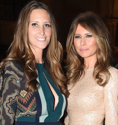 Stephanie Winston Wolkoff pictured with Melania during happier times.