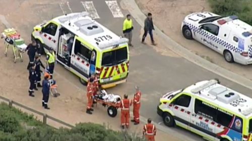He was pulled from the water with hypothermia and breathing difficulties. (9NEWS)