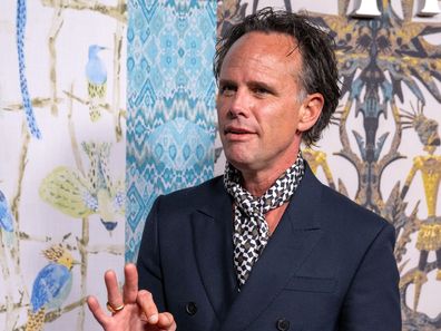 BEVERLY HILLS, CALIFORNIA - APRIL 24: Actor Walton Goggins attends an intimate soirée hosted by Jim Thompson celebrating the brand and "The White Lotus" at Tony Duquettes Dawnridge Estate on April 24, 2025 in Beverly Hills, California. (Photo by Amanda Edwards/Getty Images)